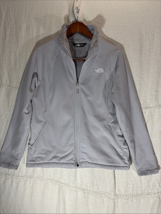 The North Face Jackets & Blazers - The North Face Women’s Apex Barrier Soft Shell Gray Fleece Full-Zip Jacket L